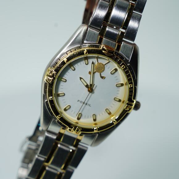 Fossil SE-1022 Gold & Silver Tone Men's Watch (17cm) - Picture 5 of 6